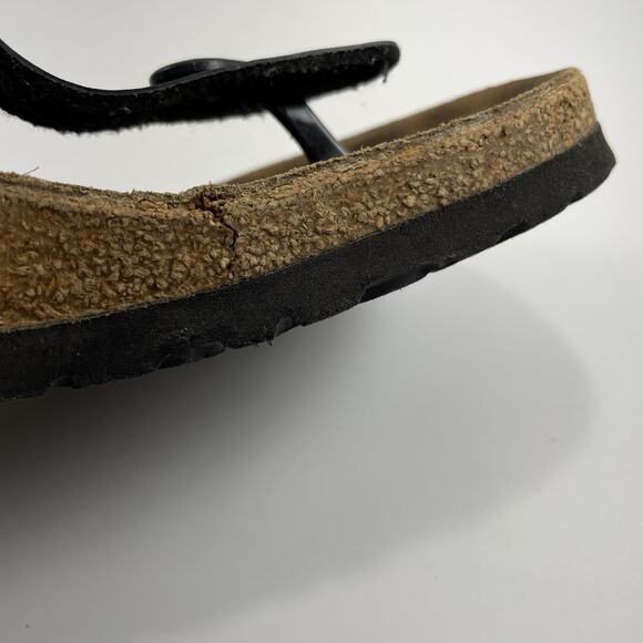 Birkenstock Gizeh Thong Sandals Womens Size 39 US Size 8-8.5 Black Flip Flops - Picture 9 of 11